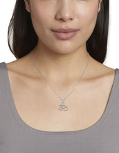 Om Namaste Necklace made of authentic 925 Sterling Silver