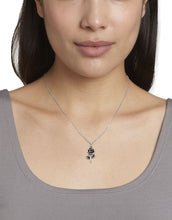 Rose Flower Necklace made of authentic 925 Sterling Silver