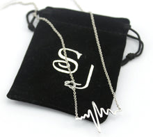 EKG Heartbeat Necklace Chain made of high quality alloy