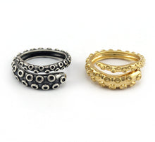 Octopus Tentacle Rings Gift Set made by Lord Cthulhu himself 925 Sterling Silver