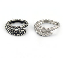Octopus Tentacle Rings Gift Set made by Lord Cthulhu himself 925 Sterling Silver