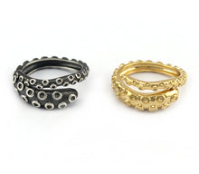 Octopus Tentacle Rings Gift Set made by Lord Cthulhu himself 925 Sterling Silver