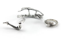 One Dragon Ear Cuff and One Dragon Ring