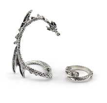 One Dragon Ear Cuff and One Dragon Ring