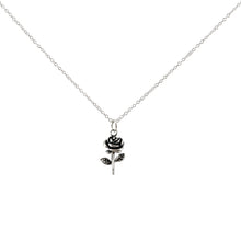 Rose Flower Necklace made of authentic 925 Sterling Silver