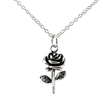 Rose Flower Necklace made of authentic 925 Sterling Silver