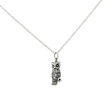 Owl Necklace made of authentic 925 Sterling Silver