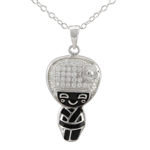 Kimono Necklace made of authentic 925 Sterling Silver