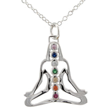 Meditation Necklace made of authentic 925 Sterling Silver