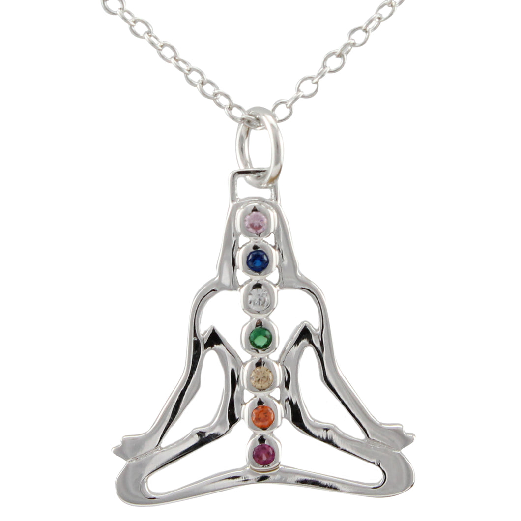 Meditation Necklace made of authentic 925 Sterling Silver