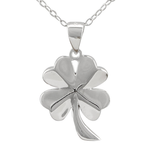 Shamrock Shiny Necklace made of authentic 925 Sterling Silver