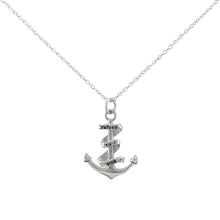 Anchor Necklace 'refuse to sink' made of authentic 925 Sterling Silver