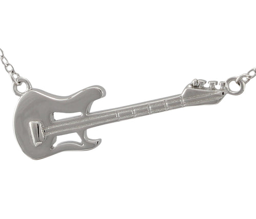 Guitar Necklace made of 925 authentic sterling silver