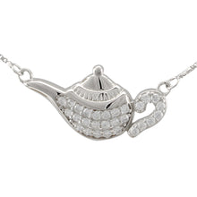 Tea Pot Necklace made of authentic 925 Sterling Silver