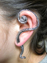 One Octopus Ring and One Octopus Ear Cuff | inspired by Lord Cthulhu | Ring made of 925 Sterling | Ear Cuff made of high quality Alloy